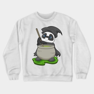 Panda Halloween Witch Magic potion Crewneck Sweatshirt